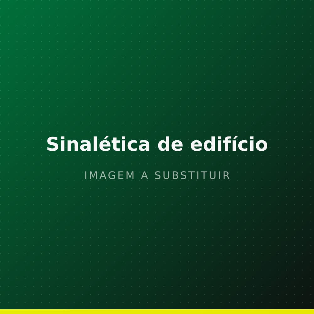 Sinalética de edifício